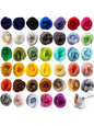 40 Pcs Felting Wool Roving Core Wool Roving Bulk Spinning Mix Color