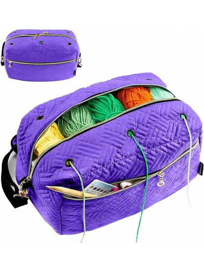 Crochet Bag Organizer, Knitting Bag Yarn Storage Organizer