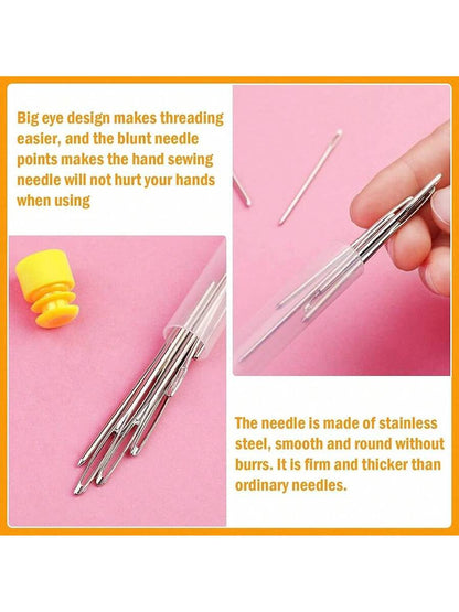 300 Pcs Crochet Markers, Metal Markers for Knitting and Crocheting,Markers Knitting And Crocheting, Safety Pins Fabric And Paper