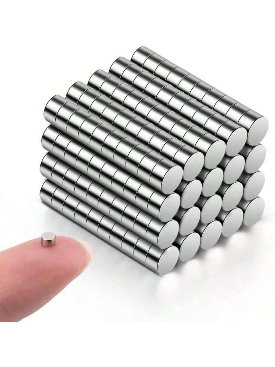 100Pcs Small Magnets, 5x2 Mm Mini Tiny Round Magnets Micro Magnets