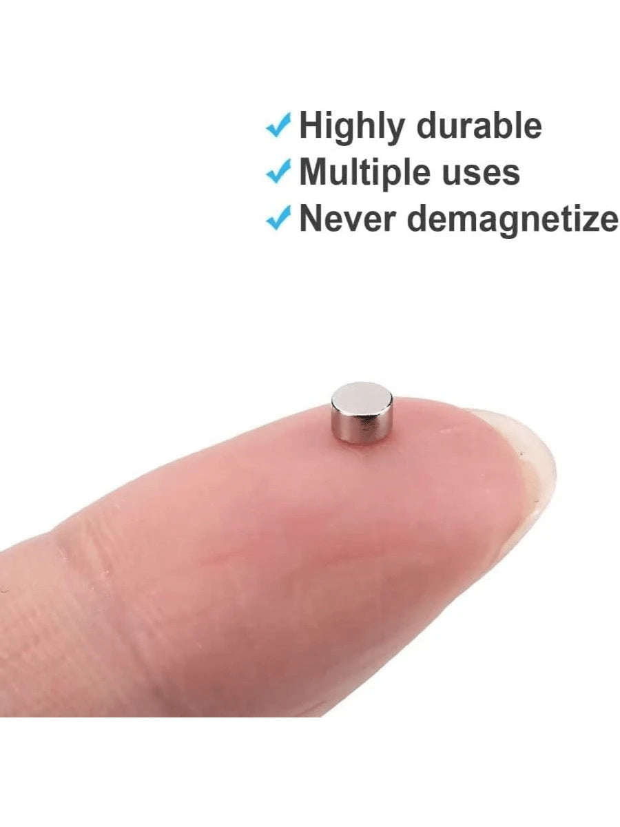 100Pcs Small Magnets, 5x2 Mm Mini Tiny Round Magnets Micro Magnets