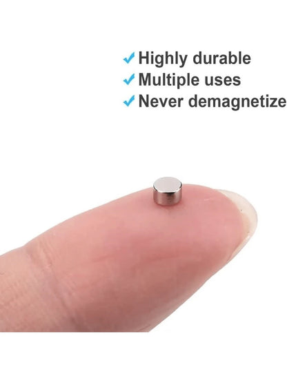 100Pcs Small Magnets, 5x2 Mm Mini Tiny Round Magnets Micro Magnets