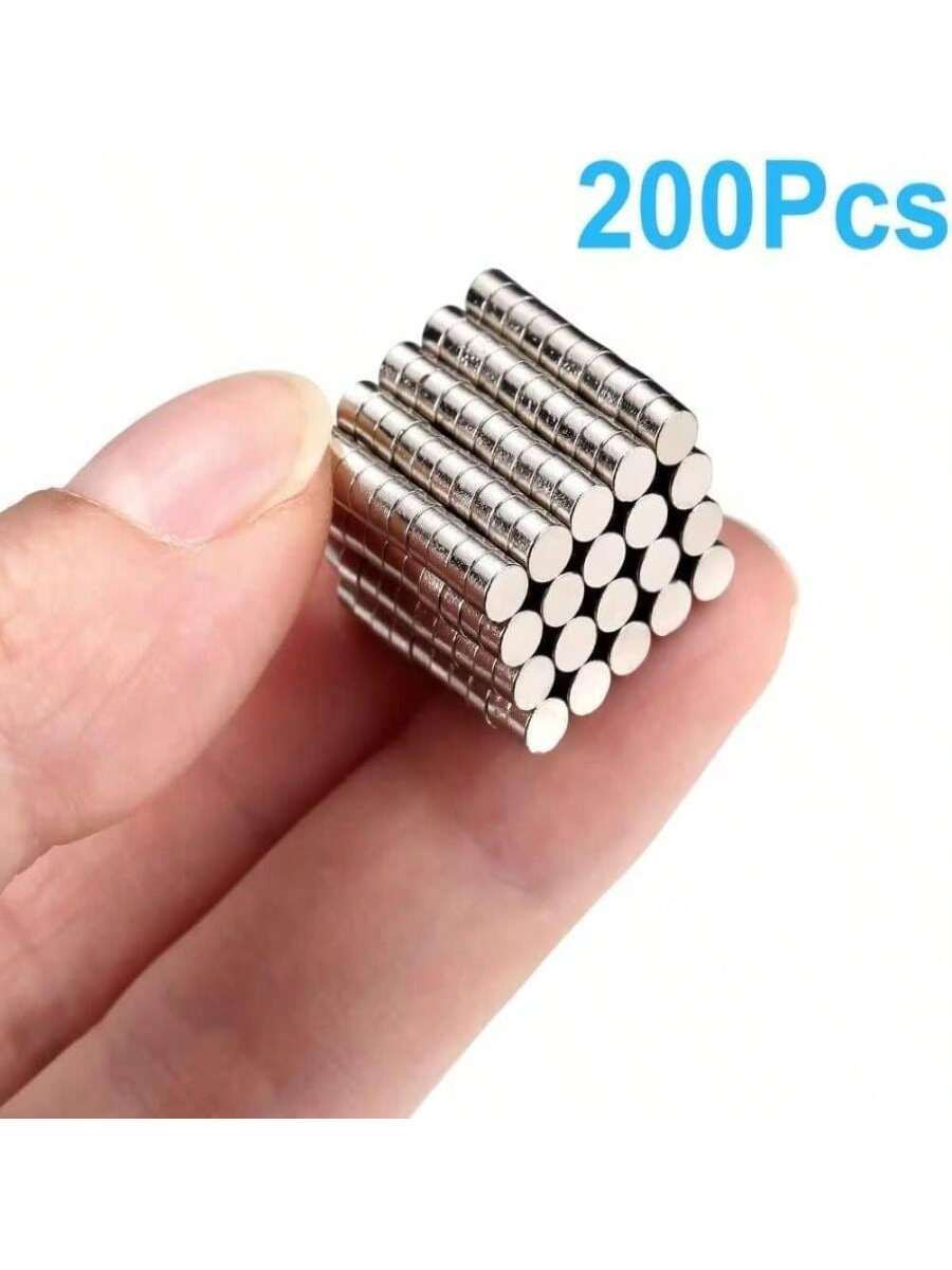100Pcs Small Magnets, 5x2 Mm Mini Tiny Round Magnets Micro Magnets