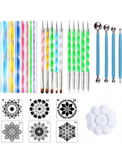 30 PCS Mandala Painting Tools, Mandala Dotting Tools Set