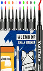 Chalk Markers Fine Tip 10-Pack, Erasable Liquid Chalk Pens