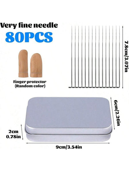 130 PCS Wool Felting Needles Kit with Metal Storage Box