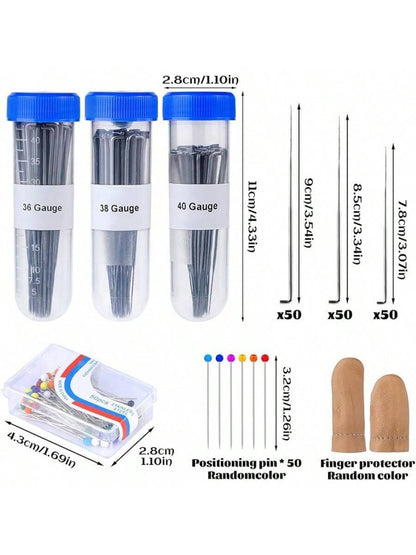 130 PCS Wool Felting Needles Kit with Metal Storage Box