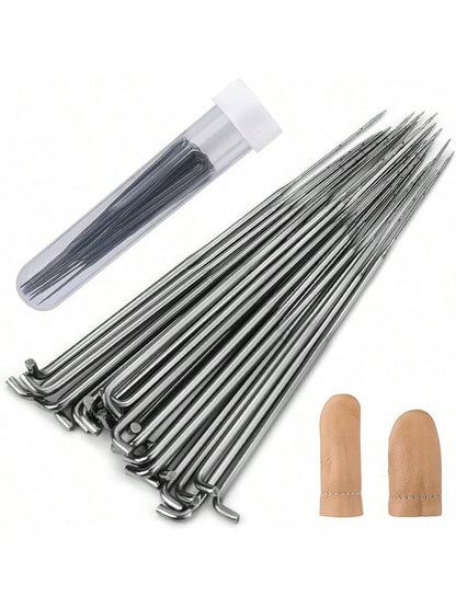 130 PCS Wool Felting Needles Kit with Metal Storage Box