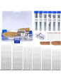 130 PCS Wool Felting Needles Kit with Metal Storage Box