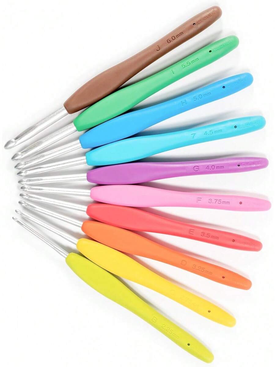 Clover 3672 Amour Crochet Hook Set (10 Sizes)