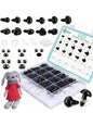 662Pcs Safety Eyes and Noses for Amigurumi, Junreox Premium 5-14mm Safety Eyes for Crochet