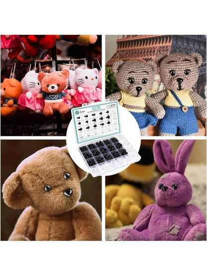 662Pcs Safety Eyes and Noses for Amigurumi, Junreox Premium 5-14mm Safety Eyes for Crochet