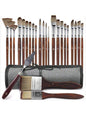 25pcs Paint Brush Set, Acrylic Paint Brushes Professional Artist Series