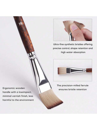 25pcs Paint Brush Set, Acrylic Paint Brushes Professional Artist Series