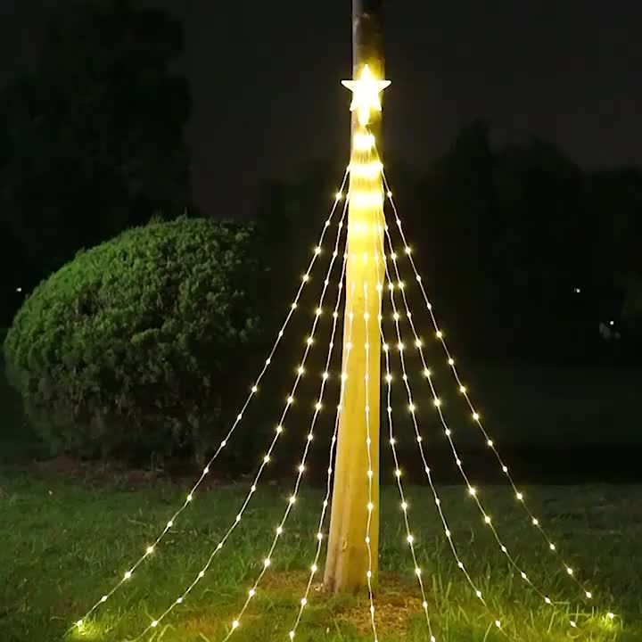 Decorative Lights String USB with 8 Different Waterfall Tree Lights