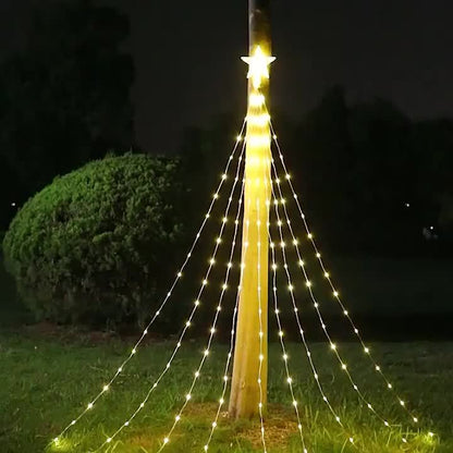 Decorative Lights String USB with 8 Different Waterfall Tree Lights