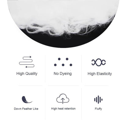 75g/2.6oz Premium Polyester Stuffing for Stuffed Animals, Soft and Warm Down Feather Like DIY Toy Stuffing for Dolls, Fiber Filling pp Cotton Stuffing for Craft