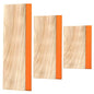 3 Pieces 3 Sizes Screen Printing Squeegee, 75 Durometer Wooden Ink Scraper for Screen Printing Fabric, 5.9 Inch, 9.4 Inch and 13.7 Inch
