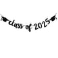 2025 Graduation Banners Party Decorations, Black Class of 2025 with Hat Graduation Banners Garland for Congratulation Graduations Party Supplies, School, Home, Car Decorations