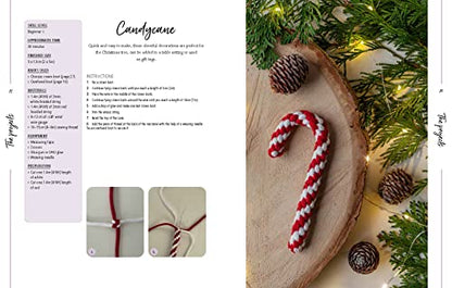 Macrame Christmas: 24 festive projects using easy knotting techniques