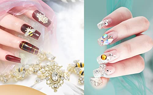 6800pcs+ Flatback Glass Hotfix Iron On Rhinestones Crystal for DIY Making with 1 Tweezer & 1 Picking Pen for Shoes, Clothes, Face Art, Bags, Manicure (Clear Crystal, 6-Sizes)