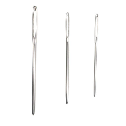 Large-Eye Blunt Needles, Stainless Steel Yarn Knitting Needles, Sewing Needles, Crafting Knitting Weaving Stringing Needles,Perfect for Finishing Off Crochet Projects (9 Pieces)