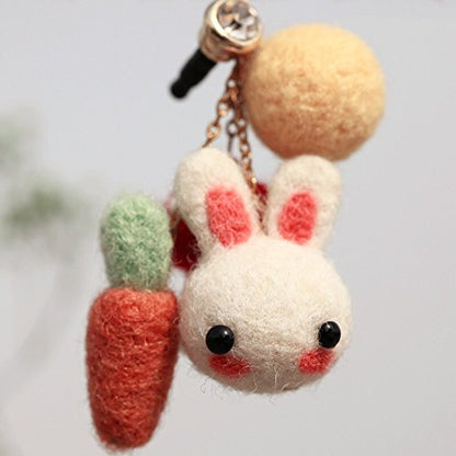 50 Colors Fibre Wool Yarn Roving for Needle Felting Hand Spinning DIY Craft Materials