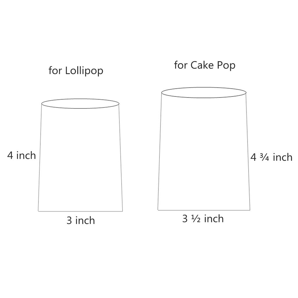 200 Treat Bags 3x4 with 200 Twist Ties 4" 6 Mix Colors - 1.4 mils Thickness OPP Plastic Bags for Lollipop Candy Cake Pop Chocolate Cookie Wrapping Buffet