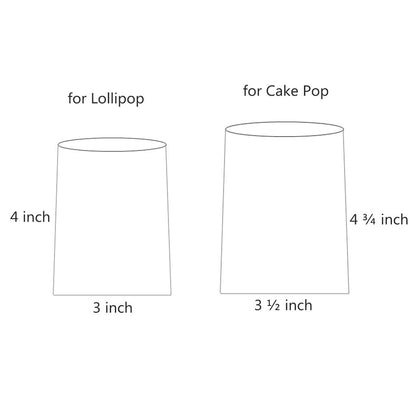 200 Treat Bags 3x4 with 200 Twist Ties 4" 6 Mix Colors - 1.4 mils Thickness OPP Plastic Bags for Lollipop Candy Cake Pop Chocolate Cookie Wrapping Buffet