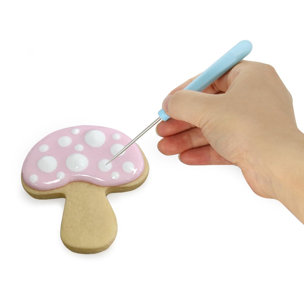 4Pcs Sugar Stir Needle Scriber Needle Cookie Decorating Supplies Tool 5.2 Inches