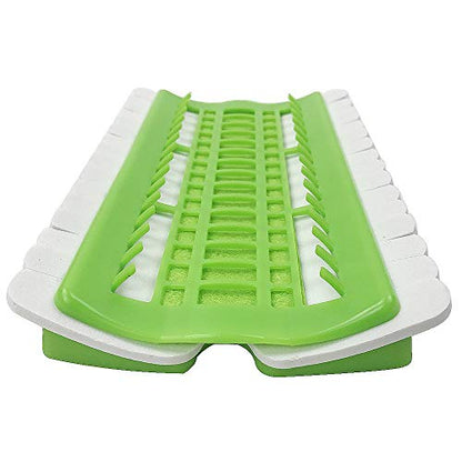Floss Organizer Embroidery Kit Cross Stitch Tool, 30 Positions Thread Organizers, Plastic & Foam, Green