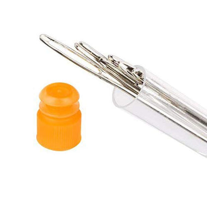 Large Eye Sewing Needles, Sewing Needles, Stainless Steel Embroidery Thread Needle, Handmade Yarn Knitting Needles Leather Needle (15 Pieces)