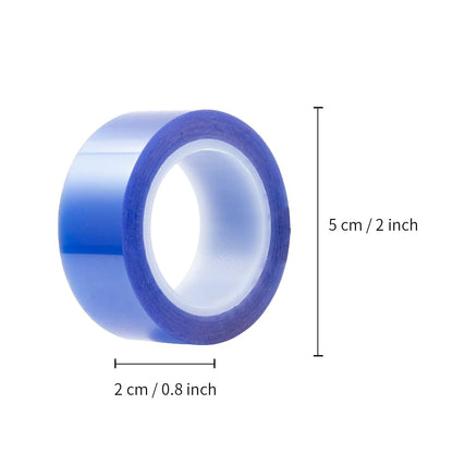 6 Rolls Heat Resistant Thermal Tape Blue 0.8 Inch x 52 Ft Sublimation Blanks Up to 250 C(480 F) for Sublimation Tumblers Mugs T-Shirts Print Heat Press