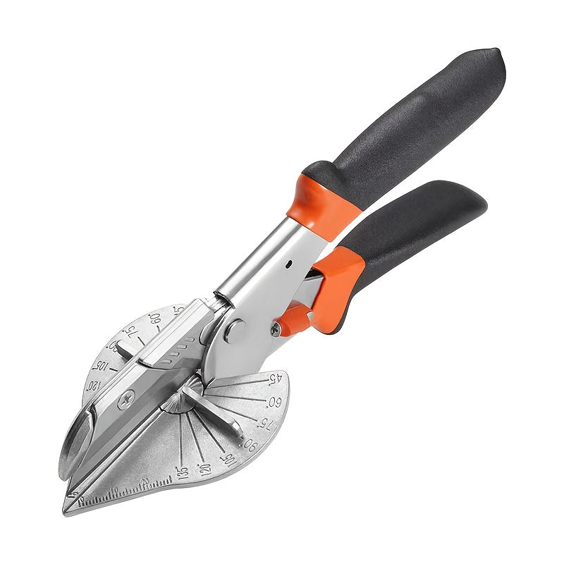 Versatile Miter Shear Cutter 45-135° Adjustable Steel with 10 Blades