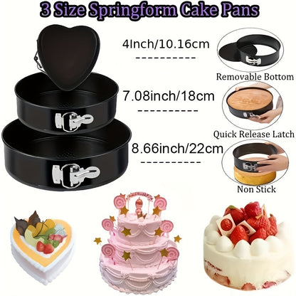 492 pc Cake Decorating Set with Rotating Turntable and Reusable Piping Bags