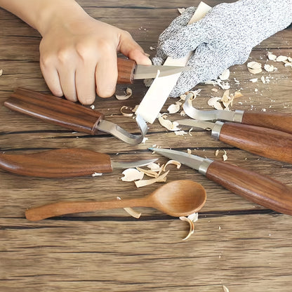 Wood Carving Kit 26pcs, Wood Carving Tools Hand Carving Knife Set with Anti-Slip Cut Resistant Gloves