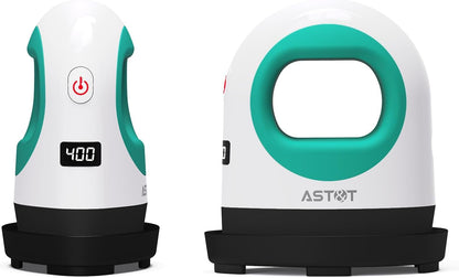 Heat Press Mini Heat Press Machine, Small Heat Press for T Shirts, Hats, Heating Transfer Projects,14 Levels Temperature Setting (White&Green)