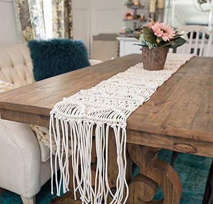 Macrame Cord 4mm x 240yd | 100% Natual Cotton Macrame Rope | 3 Strand Twisted Cotton Cord for Handmade Plant Hanger Wall Hanging Craft Making