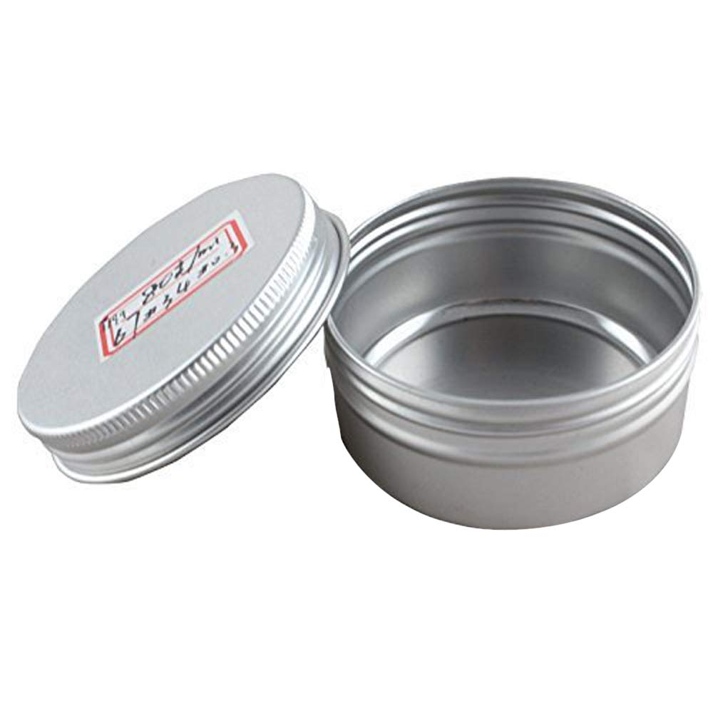 6-Packs 3 oz Screw Top Metal Tins Aluminum Tin Cans Gram Jar,90ml Empty Slip Slide Round Containers For Lip Balm,Salve,Crafts,Cosmetic,Candles,Storage Kit(90g)