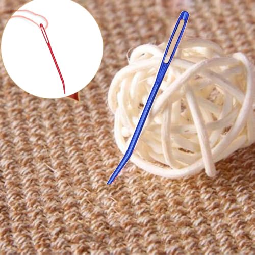 Yarn Needle,Weaving Needle Tapestry Needle Bent Needles for Crochet Large Eye Darning Needles with Storage Box for Knitting Crochet(Random Color)