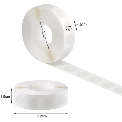 3000 Pieces Glue Points, Balloon Tape, Sticky Dots, Double Sided Glue Points, Balloon Sticky Dots for Craft, Wedding Decoration, Stick Photos