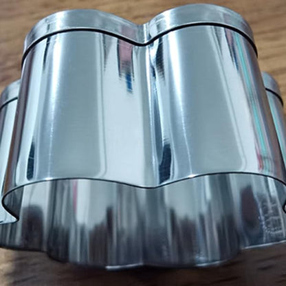 Mini Cookie Cutters Set- Small Heart Star Flower Round Square Hexagon Oval Diamond - 30Pcs Stainless Steel Cookie Cutters - Polymer Clay Cutters Mini Fruit Cutter Small Biscuit Cookie Cutters for Kids