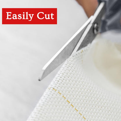 40" x 40" Large Overlocking Primary Tufting Cloth for Rug Tufting with Marked Lines, Monks Cloth for Punch Needle 3.3x3.3 feet