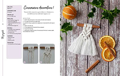 Macrame Christmas: 24 festive projects using easy knotting techniques
