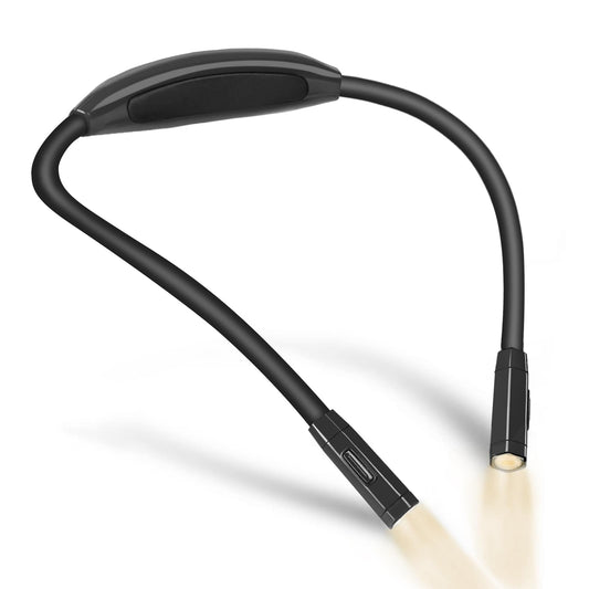 Lightweight Neck Reading Light - 3 Colors, 9 Brightness Levels. Rechargeable & Hand - Free. for Reading in Bed, Knitting, Crocheting, Sewing & Crafts, with Long - Lasting and Portable Design