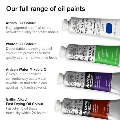 Oil Color Paint Set, 10 x 12ml (0.4-oz) Tubes