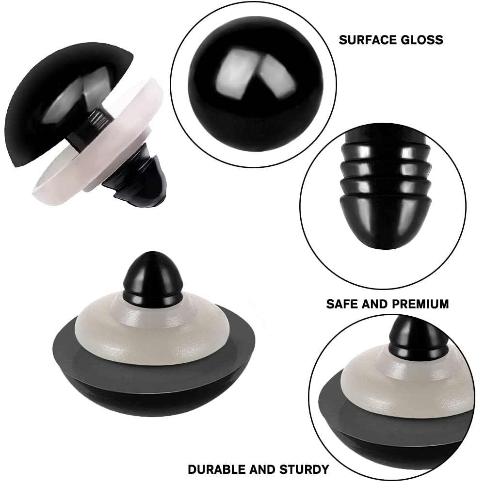 700PCS Safety Eyes for Crochet,6-22mmColorful Glitter Noses with Washers Stuffed Animals Amigurumi Craft Doll Making Teddy Bear Toy