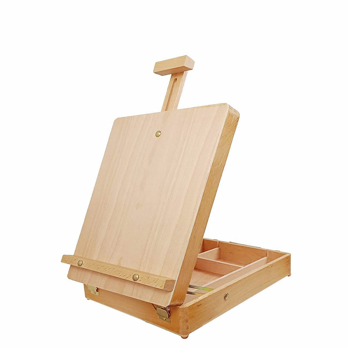 Tabletop Beechwood Art Easel for Painting Canvases Table Easel Stand for Painters Painting by Numbers, Students Beginners Artist Adults