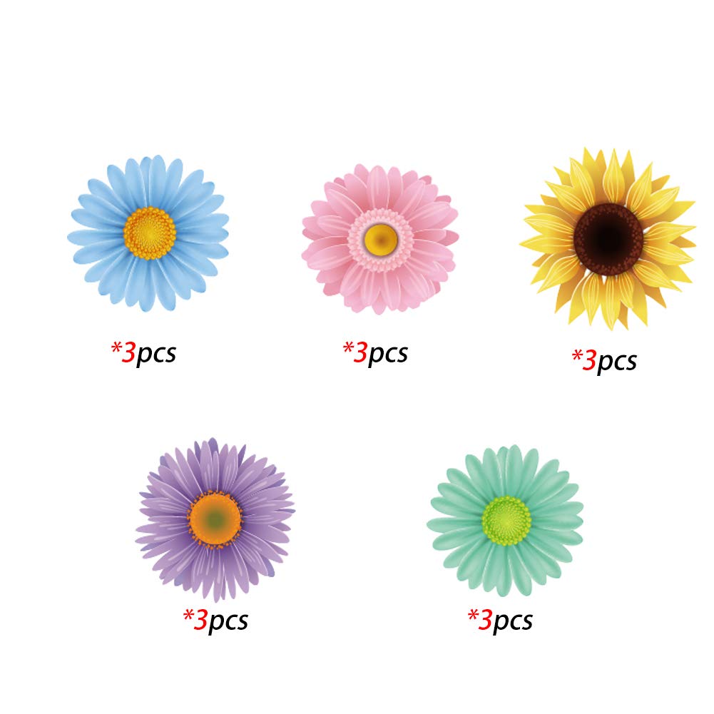 30Ct Autume Summer Spring Sun Flower Hanging Swirl Decorations,Themed Birthday Party,Party Supplies,Ceiling Decorations for Girls,Boys,Kids, Bedroom,Classroom,Baby Shower