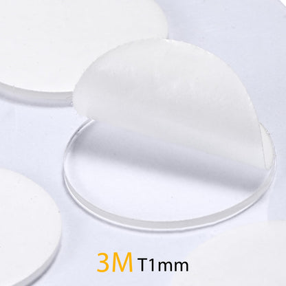 350 Pcs (0.79 Inch Diameter) 20mm Double Sided Adhesive Glue Round Dots Stickers Removable Clear Sticky Tack Putty Waterproof for Balloon, Crafts, Art Decoration